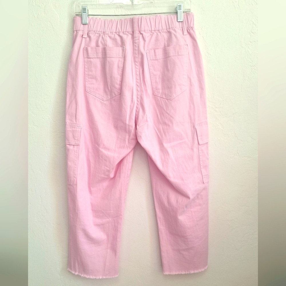 Ymi Pink High-Rise All Day Cargo Women's Pants Size 5 - Picture 5 of 8